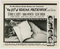 4m591 LIST OF ADRIAN MESSENGER 8.25x10 still '63 Kirk Douglas, Lancaster, Mitchum, newspaper ad!