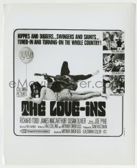 4m615 LOVE-INS 8.25x10 still '67 hippies & diggers, sex & drugs, cool art used for the six-sheet!
