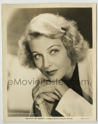 4m645 MAN OF THE PEOPLE 8x10 still '37 head & shoulders portrait of pretty Florence Rice!