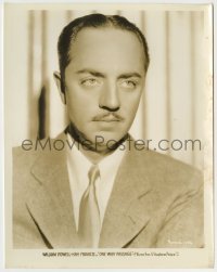4m731 ONE WAY PASSAGE 8x10.25 still '32 c/u of somber William Powell, who loves doomed Francis!