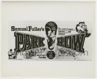 4m737 PARK ROW 8.25x10 still '52 directed by Samuel Fuller, great artwork used for the 24-sheet!
