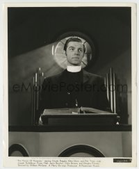 4m738 PARSON OF PANAMINT 8.25x10 still '41 close up of Phillip Terry as the reverend in church!