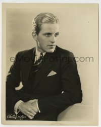 4m755 PHILLIPS HOLMES 8x10.25 still '30s great portrait of the handsome leading man in suit & tie!