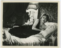 4m890 SUNSET BOULEVARD 8.25x10 still '50 Gloria Swanson crying in anguish on her bed!