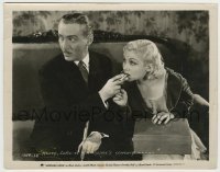 4m991 WORKING GIRLS 8x10.25 still '31 Paul Lukas gives Judith Wood a puff off of his cigarette!