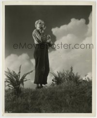4m992 YEARLING 8.25x10 still '46 best full-length portrait of Claude Jarman Jr. with baby deer!