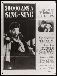 4p538 20,000 YEARS IN SING SING French 1p R80s Spencer Tracy in prison & with Bette Davis, Curtiz
