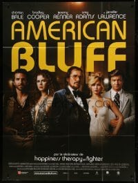 4p550 AMERICAN HUSTLE French 1p '14 Christian Bale, Cooper, Amy Adams, Jennifer Lawrence!