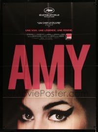 4p552 AMY French 1p '15 super close up of Amy Winehouse, the girl behind the name!