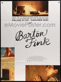 4p566 BARTON FINK French 1p '91 Coen Brothers, John Turturro, great different image!