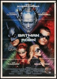 4p115 BATMAN & ROBIN Italian 1p '97 Clooney, O'Donnell, Schwarzenegger, Thurman, Silverstone