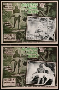 4p013 CREATURE FROM THE BLACK LAGOON 5 Mexican LCs R90s great images of the monster in every scene!