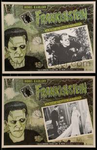 4p015 FRANKENSTEIN 5 Mexican LCs R90s Boris Karloff as the monster shown in every scene!