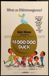 4p247 $1,000,000 DUCK WC '71 Disney duck who lays a 24-karat omelet in the tax assessor's lap!