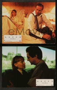 4r402 ALICE 8 French LCs '91 directed by Woody Allen, Alec Baldwin, Mia Farrow, William Hurt!