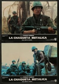 4r017 FULL METAL JACKET 10 Spanish LCs '87 Stanley Kubrick Vietnam War movie, Modine, D'Onofrio!
