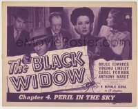 4s066 BLACK WIDOW chapter 4 TC '47 sci-fi atomic rockets & scientists serial, Peril in the Sky!
