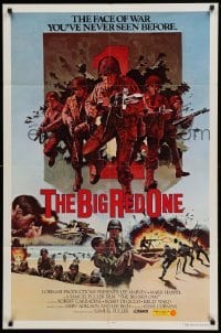4t087 BIG RED ONE int'l 1sh '80 directed by Samuel Fuller, Lee Marvin, Hamill in WWII, different!