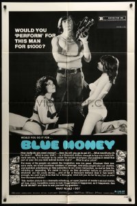 4t117 BLUE MONEY 1sh '72 Alain Patrick, Barbara Mills, would you perform for $1,000?