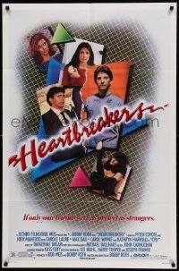 4t415 HEARTBREAKERS 1sh '84 Peter Coyote, Nick Mancuso, Carole Laure, sexy Kathryn Harrold!