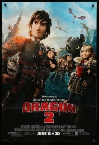 4t445 HOW TO TRAIN YOUR DRAGON 2 style H advance DS 1sh '13 cool image from CGI fantasy!