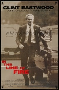 4t460 IN THE LINE OF FIRE int'l DS 1sh '93 Clint Eastwood as Secret Service, John Malkovich!