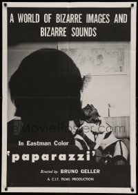 4t637 PAPARAZZI 1sh '69 sexy image, a world of bizarre images and bizarre sounds!