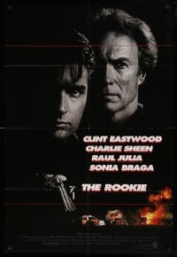 4t726 ROOKIE int'l 1sh '90 Clint Eastwood directs & stars with Charlie Sheen, Raul Julia!