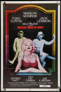 4t807 SOME LIKE IT HOT int'l 1sh R80 sexy Marilyn Monroe, Tony Curtis & Lemmon in drag!