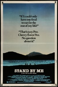 4t826 STAND BY ME 1sh '86 Phoenix, Feldman, O'Connell, Wheaton, Sutherland, cherry Pez, rated!