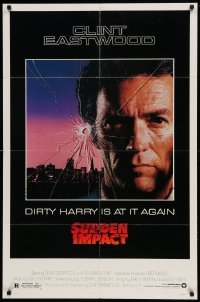 4t846 SUDDEN IMPACT 1sh '83 Clint Eastwood is at it again as Dirty Harry, great image!