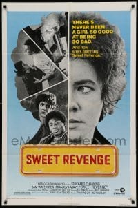 4t859 SWEET REVENGE 1sh '76 Stockard Channing is a girl so good at being so bad!