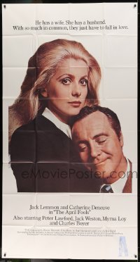 4w388 APRIL FOOLS int'l 3sh '69 Jack Lemmon & Catherine Deneuve are married but not to each other!