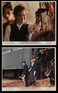 4x275 DIRTY LITTLE BILLY 2 color 8x10 stills '72 Michael J. Pollard as Billy the Kid, Lee Purcell!