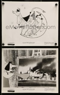 4x995 TRUTH ABOUT MOTHER GOOSE 2 8x10 stills '57 Walt Disney fairly tale fantasy cartoon!