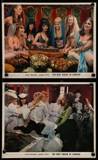 4x268 BEST HOUSE IN LONDON 2 color English FOH LCs '69 David Hemmings, lots of sexy women, chess!