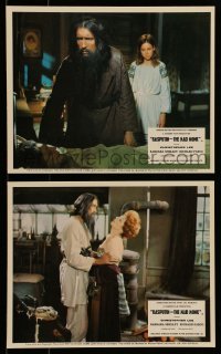 4x290 RASPUTIN THE MAD MONK 2 color English FOH LCs '66 crazed Christopher Lee, Shelley, Hammer!