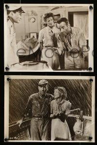 4x682 AFRICAN QUEEN 6 from 8x9.5 to 7.5x10 stills '52 Humphrey Bogart & Katharine Hepburn classic!