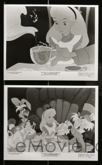 4x567 ALICE IN WONDERLAND 8 8x10 stills R74 Walt Disney Lewis Carroll classic, wonderful images!