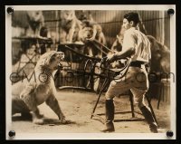 4x724 BIG CAGE 5 deluxe 8x10 stills '33 Freulich portraits, plus Clyde Beatty in cage with lions!