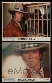 4x069 BRONCO BILLY 8 8x10 mini LCs '80 director/star Clint Eastwood, Merle Haggard, Sondra Locke!