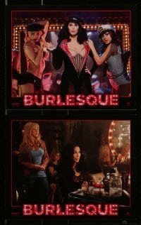4x071 BURLESQUE 8 8x10 mini LCs '10 Eric Dane, great image of Cher & sexy Christina Aguilera!