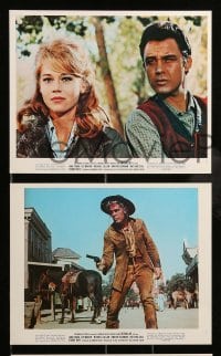 4x043 CAT BALLOU 10 color 8x10 stills '65 classic sexy cowgirl Jane Fonda, cowboy Lee Marvin!