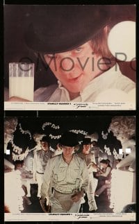 4x018 CLOCKWORK ORANGE 13 color 8x10 stills '72 Stanley Kubrick classic starring Malcolm McDowell!