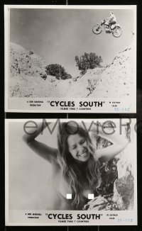 4x580 CYCLES SOUTH 8 8x10 stills '71 Denver to Panama on bikes, motorcycle and bullfighting images!