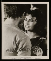 4x932 DESIRE UNDER THE ELMS 2 8x10 stills '58 great images of sexy Sophia Loren, Anthony Perkins!