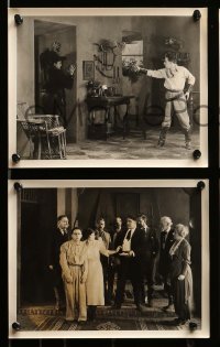 4x597 HIS BACK AGAINST THE WALL 8 8x10 stills '22 Rowland Lee directs Raymond Hatton & Valli!