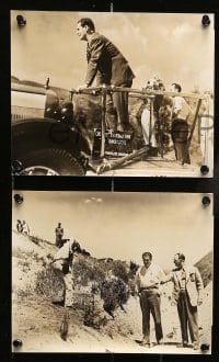 4x699 HOLD BACK THE DAWN 6 7.75x9.5 stills '41 all great candid production stunt images by Bulloch!