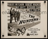 4x943 HUNTERS 2 8x10 stills '58 Robert Mitchum & Robert Wagner, poster art!