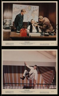 4x247 IN LIKE FLINT 3 color 8x10 stills '67 great images of secret agent James Coburn!